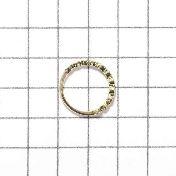 K18YG ダイヤモンド リング 0.30ct セミエタニティリング(指輪)