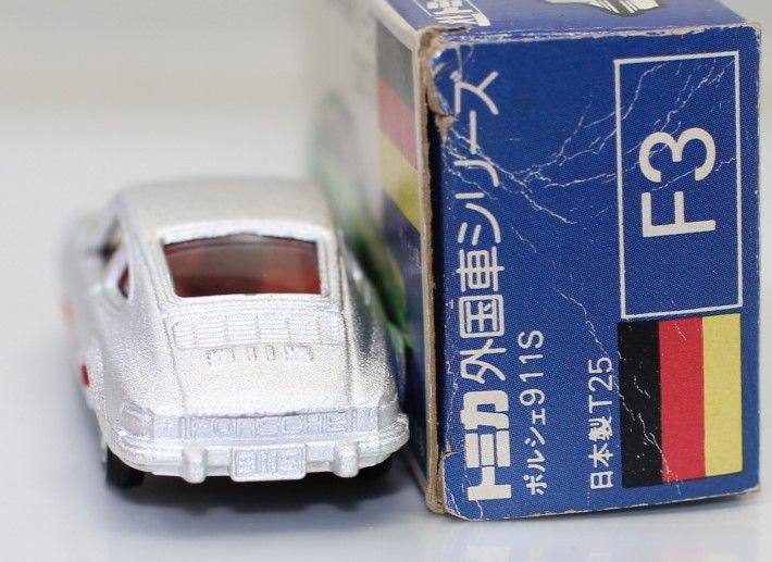 USED 難有 トミカ 青箱 Ｆ3 ポルシェ 911Ｓ 1/61 日本製 240001028707 - メルカリ