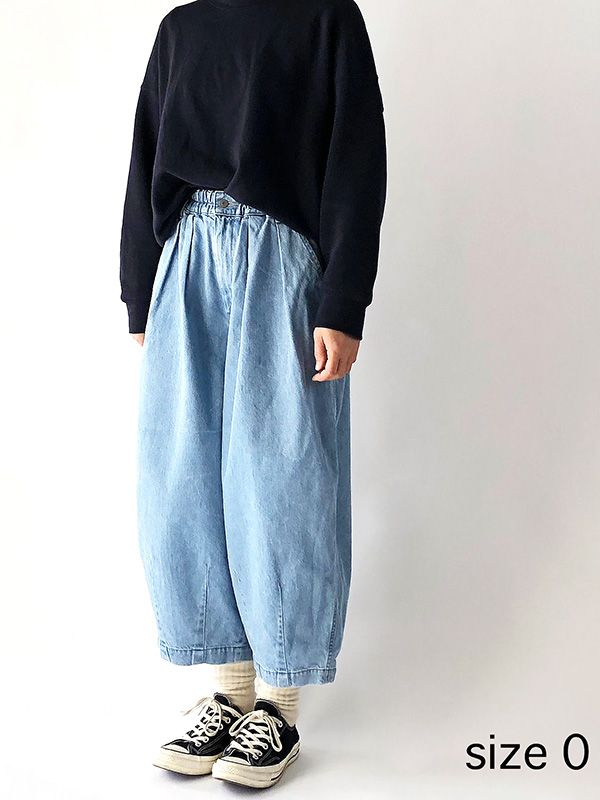 HARVESTY ハーベスティ デニム サーカスパンツ レディース メンズ