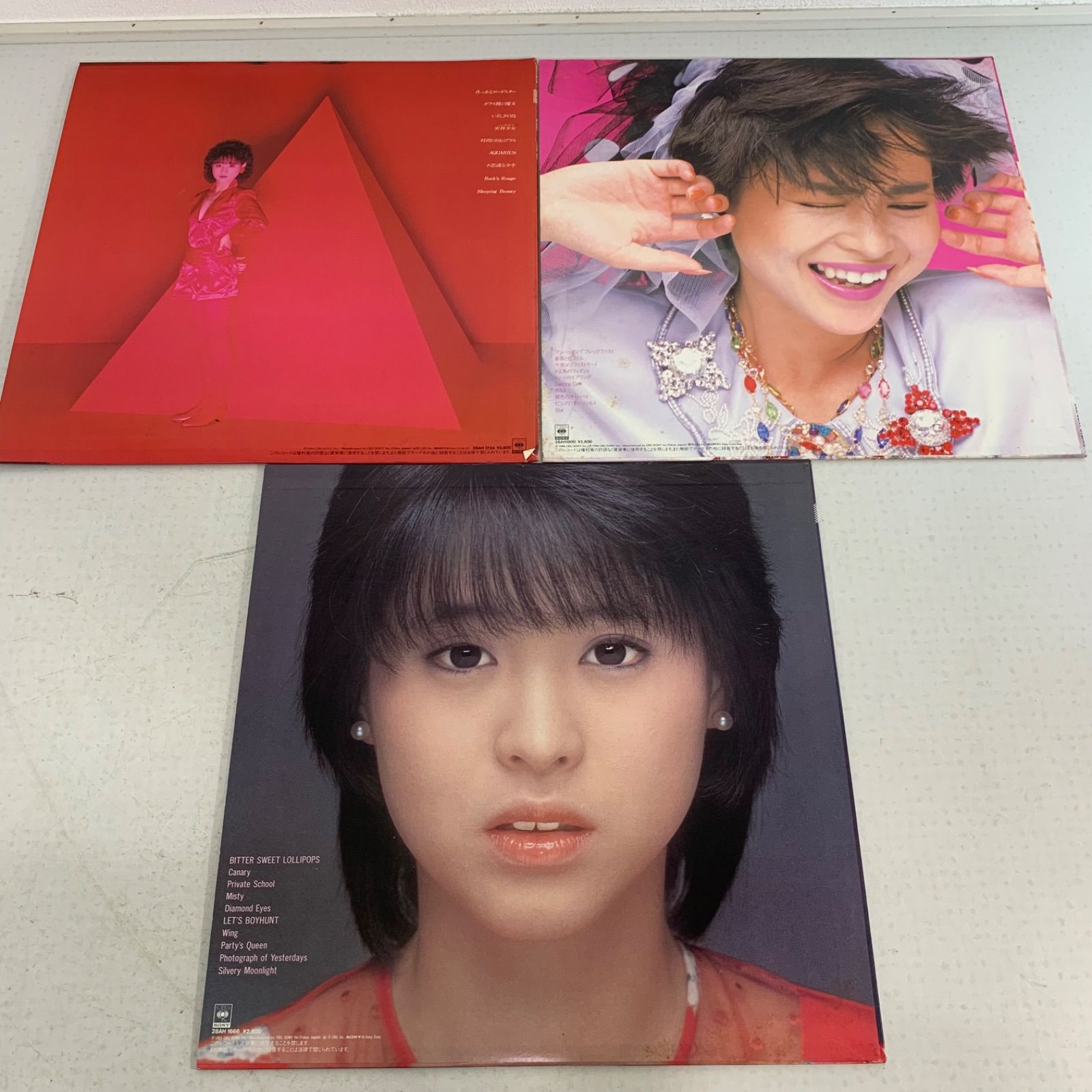 処分価格】松田聖子LD2点&レコード14点セット SQUALL LP Master Sound 