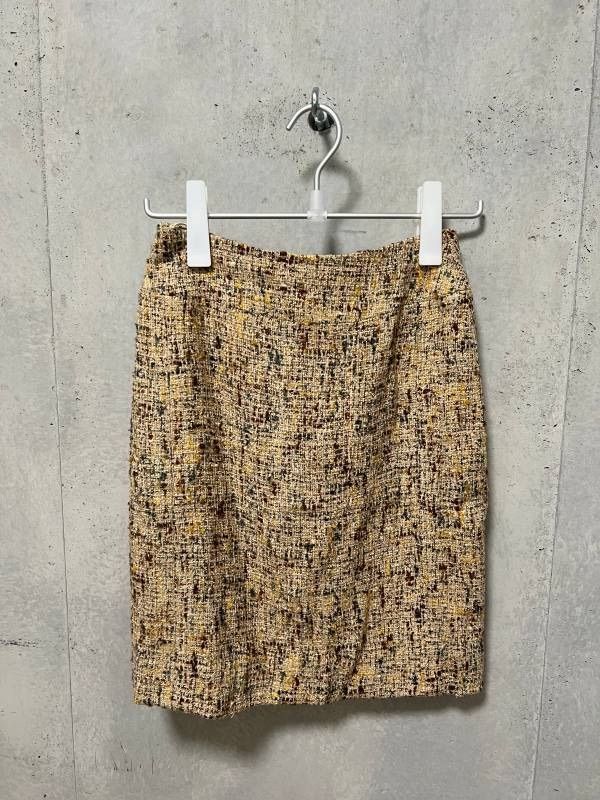 CHANEL シャネル 98A ツイードジャケット×スカート セットアップ CHANEL シャネル 98A ツイードジャケット×スカート セットアップ