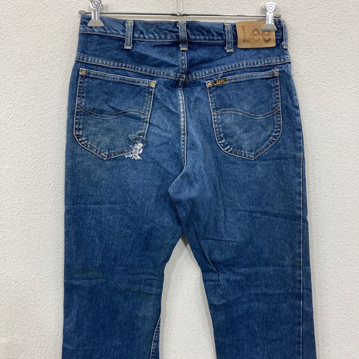 Lee デニムパンツ W33 インディゴブルー リー ジップアップ 