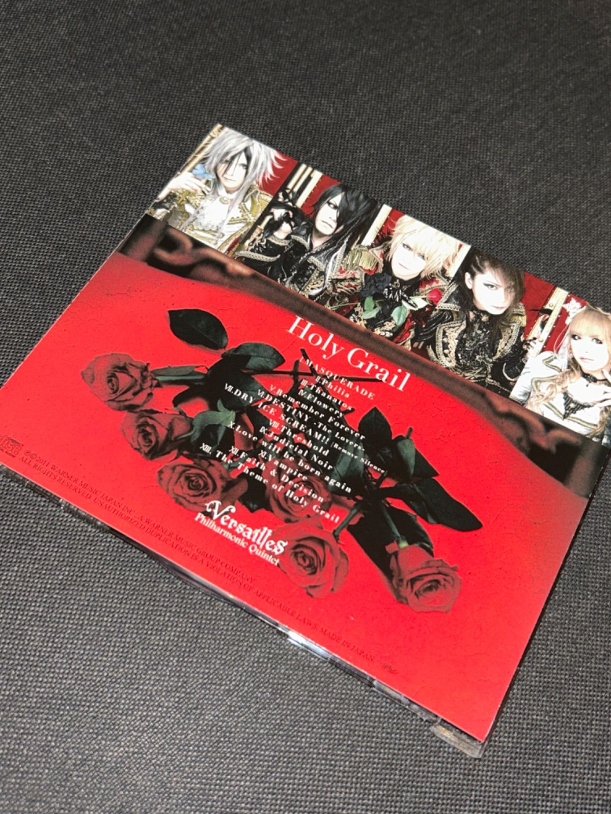 S4555) KAMIJOトレカ付き Versailles Holy Grail CD