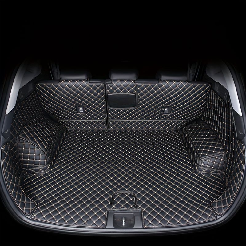 1pc Pu レザー車のトランクマット ヒュンダイツーソン 2015-2017 SUV カーゴライナートランクアクセサリーのみ