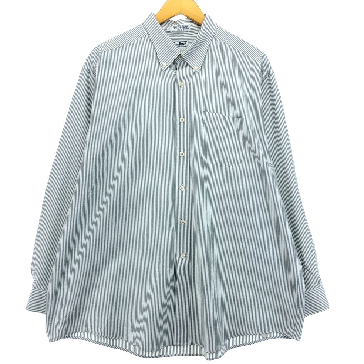 古着 エルエルビーン L.L.Bean 長袖 ボタンダウンストライプシャツ メンズXXL/eaa424271
