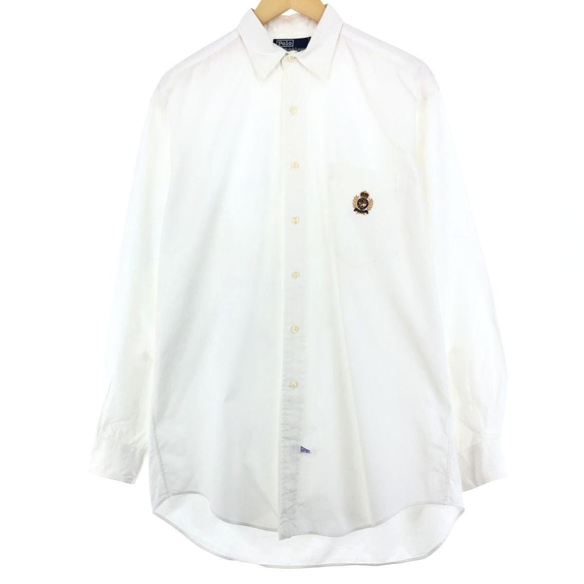 古着 ラルフローレン Ralph Lauren POLO by Ralph Lauren 長袖 コットンシャツ メンズM/eaa445107