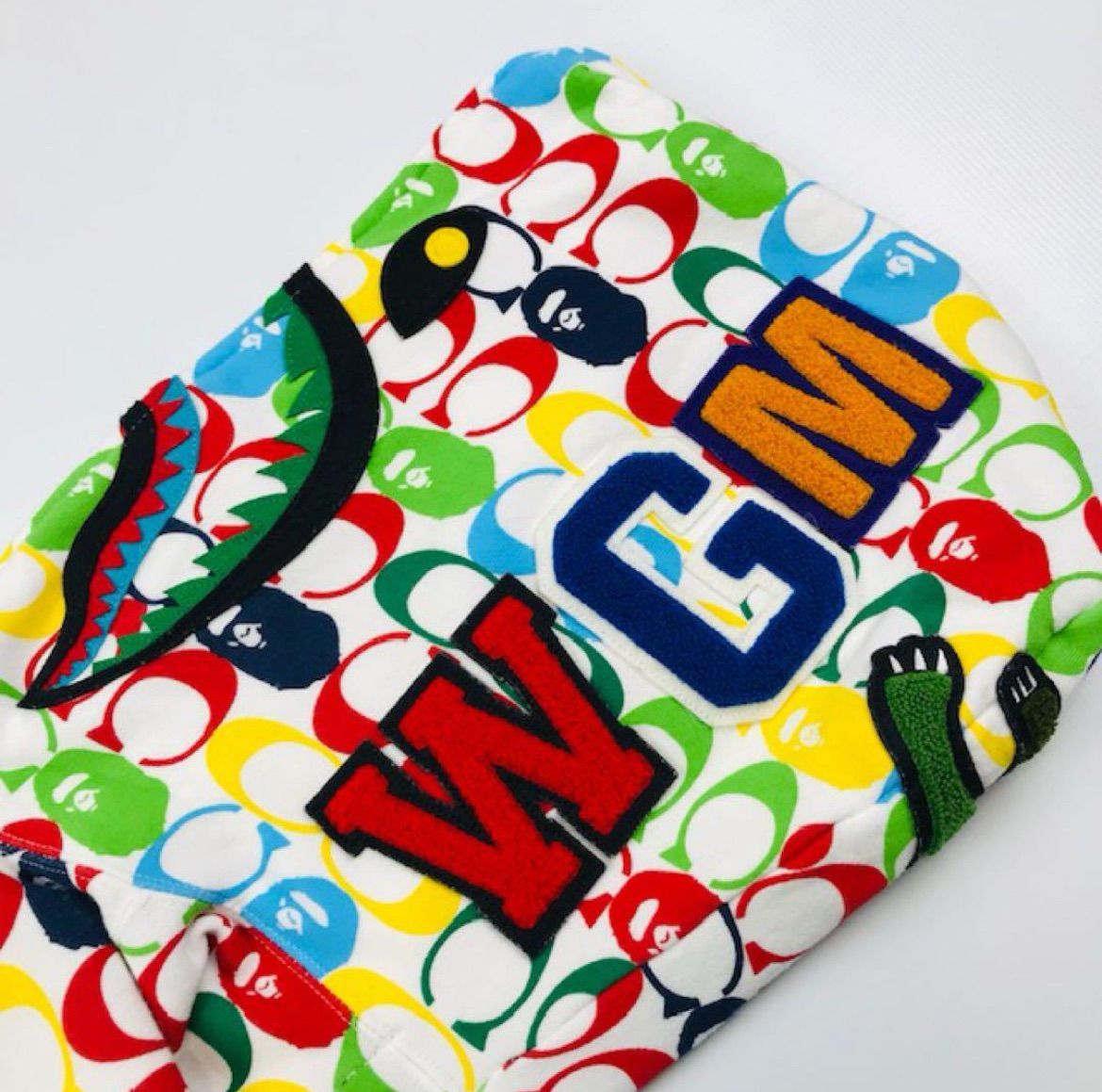 美品☆COACH☆コーチ×A BATHING APE ☆アベイシングエイプ・コラボ 