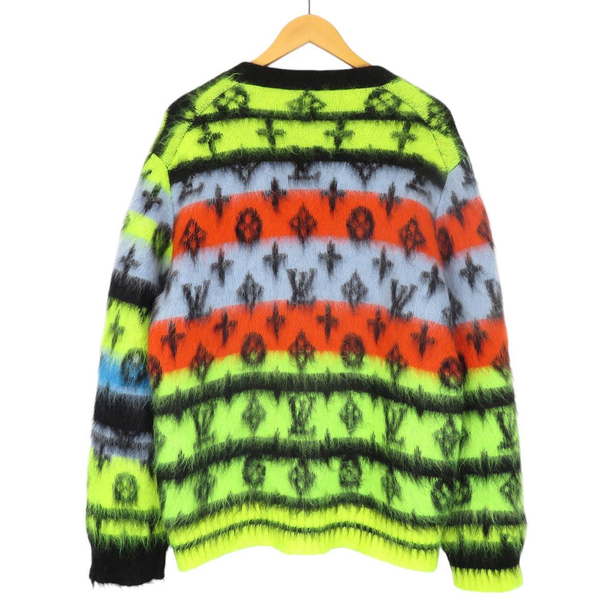 ルイヴィトン モノグラム モヘヤ カーディガン RM222V NE5 HNN05W  