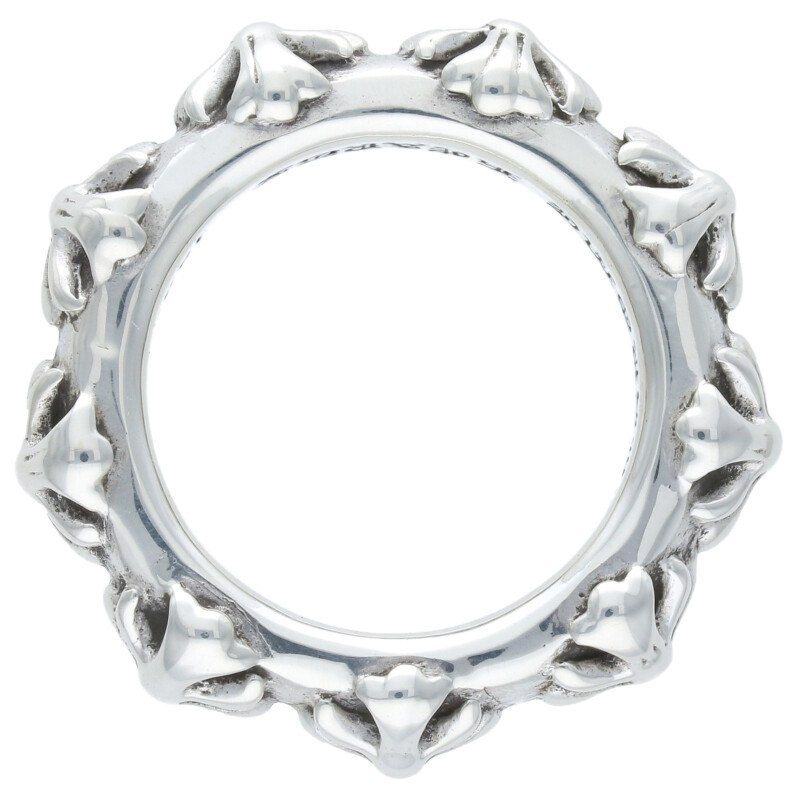 クロムハーツ CROSS BAND/クロスバンド シルバーリング メンズ 21.5号