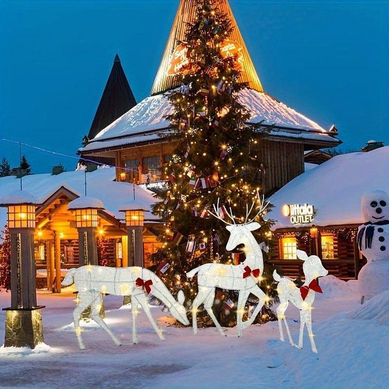 クリスマスガーデン装飾