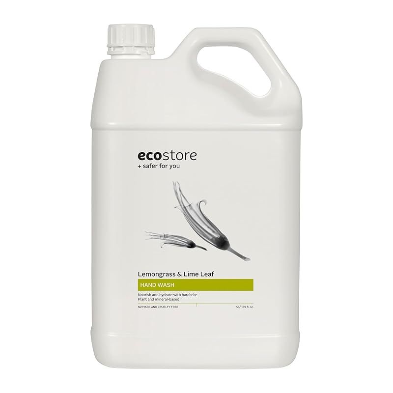 ecostore エコストア ハンドウォッシュ レモングラス＆ライムリーフ 5L ハンドソープ 液体せっけん 植物由来 肌にやさしい 大容量 詰め替え
