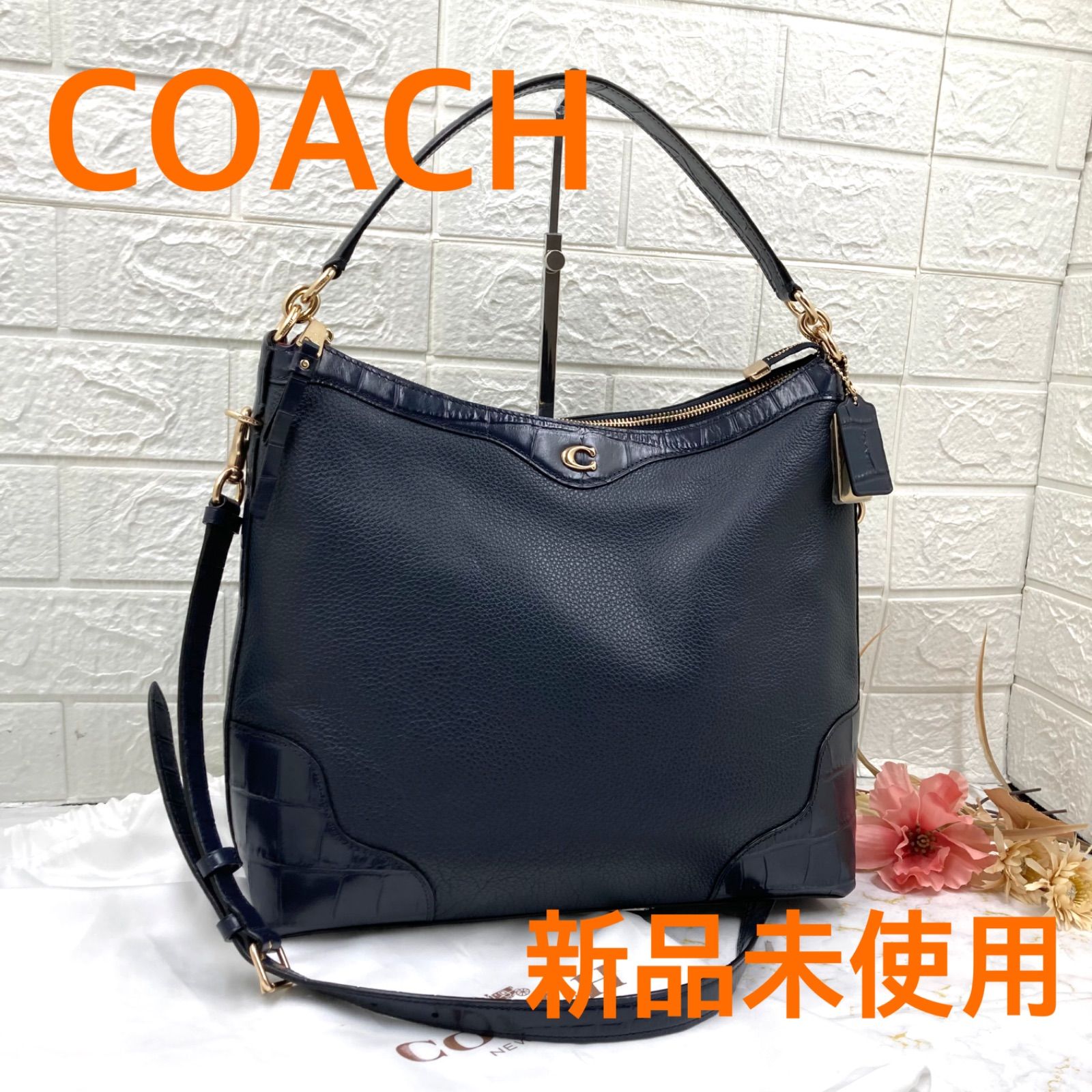 新品未使用❣️COACH ❣️コーチ❣️ F46283 クロコダイル型押しレザー 