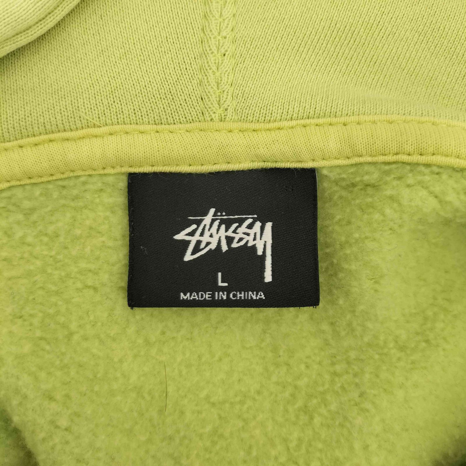 ステューシー Stussy マルチカラーロゴ刺繍 裏起毛 プルオーバー