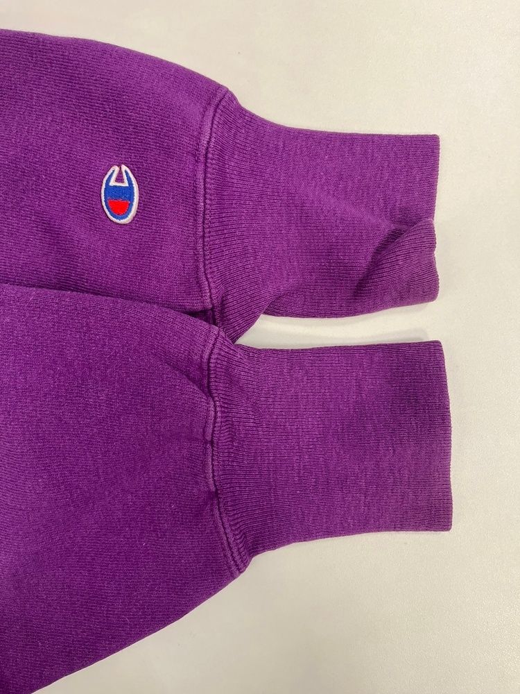 Champion　リバースウィーブ　刺繍タグ　90s　パープル　目なし 90's Champion Reverse Weave Sweat 無地 パープル XL