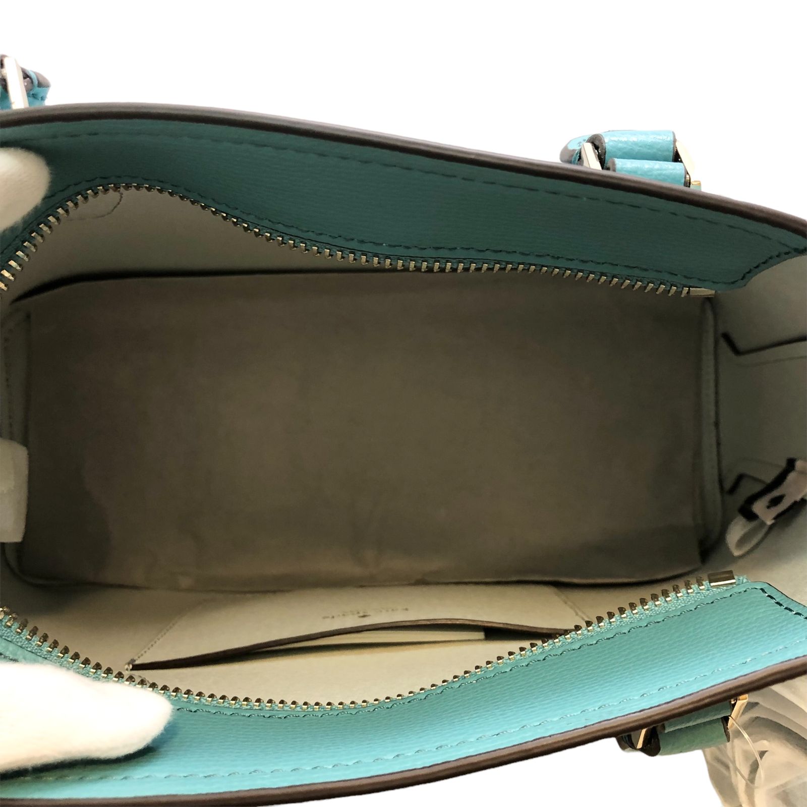 ✩新品✩ ケイトスペード ショルダーバック グリーン ブルー 無地 青 