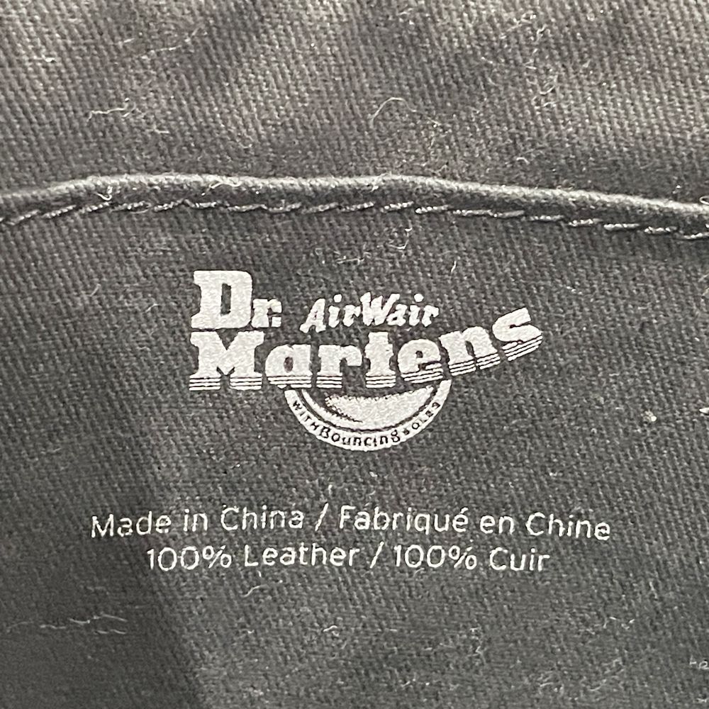 Dr.Martens リュック・デイパック ロゴ ミニ ブラックステッチ レザー