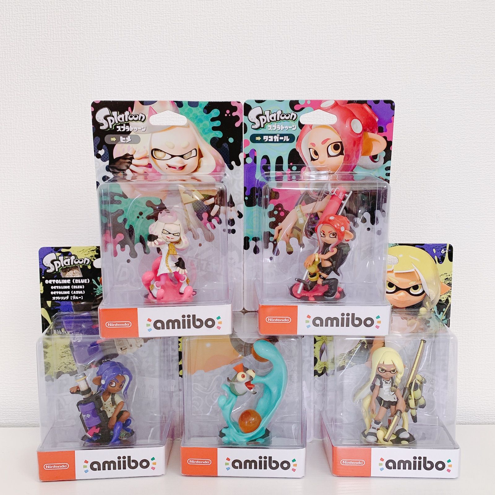 Nintendo Switch - 未開封❣️未使用 amiibo 5種セット ヒメ タコガール トリプルセット 未開封❣️未使用 amiibo 5種セット ヒメ タコガール トリプル