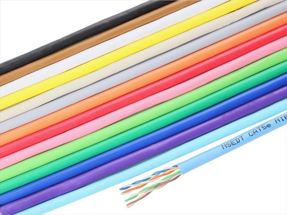 Cat.5e U UTP ケーブル4P屋内ケーブル 300m 緑 0.5-4PNSEDT-DG