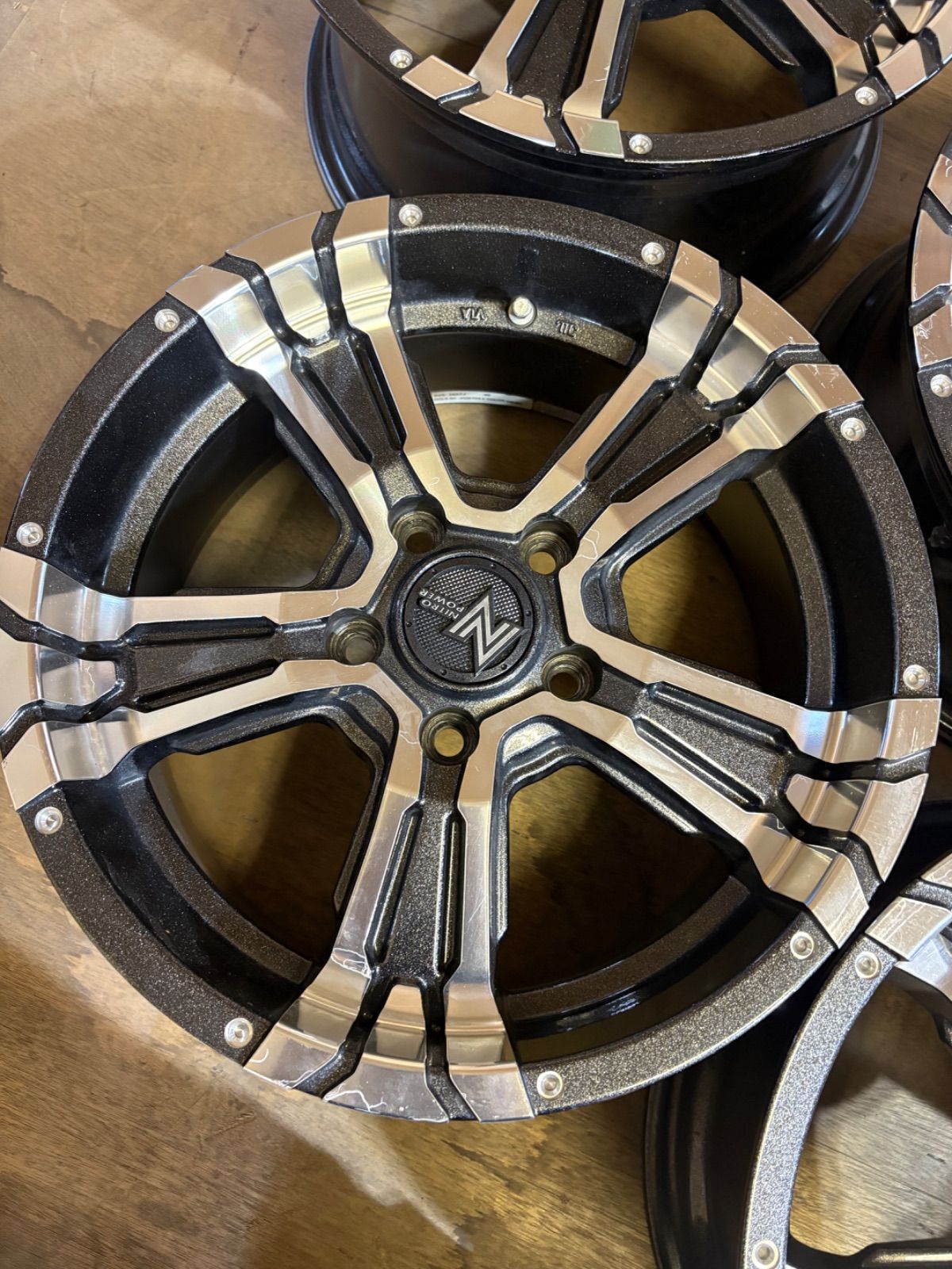 MIDホイール クロスクロー ナイトロパワー 中古品 16インチ 7J PCD114