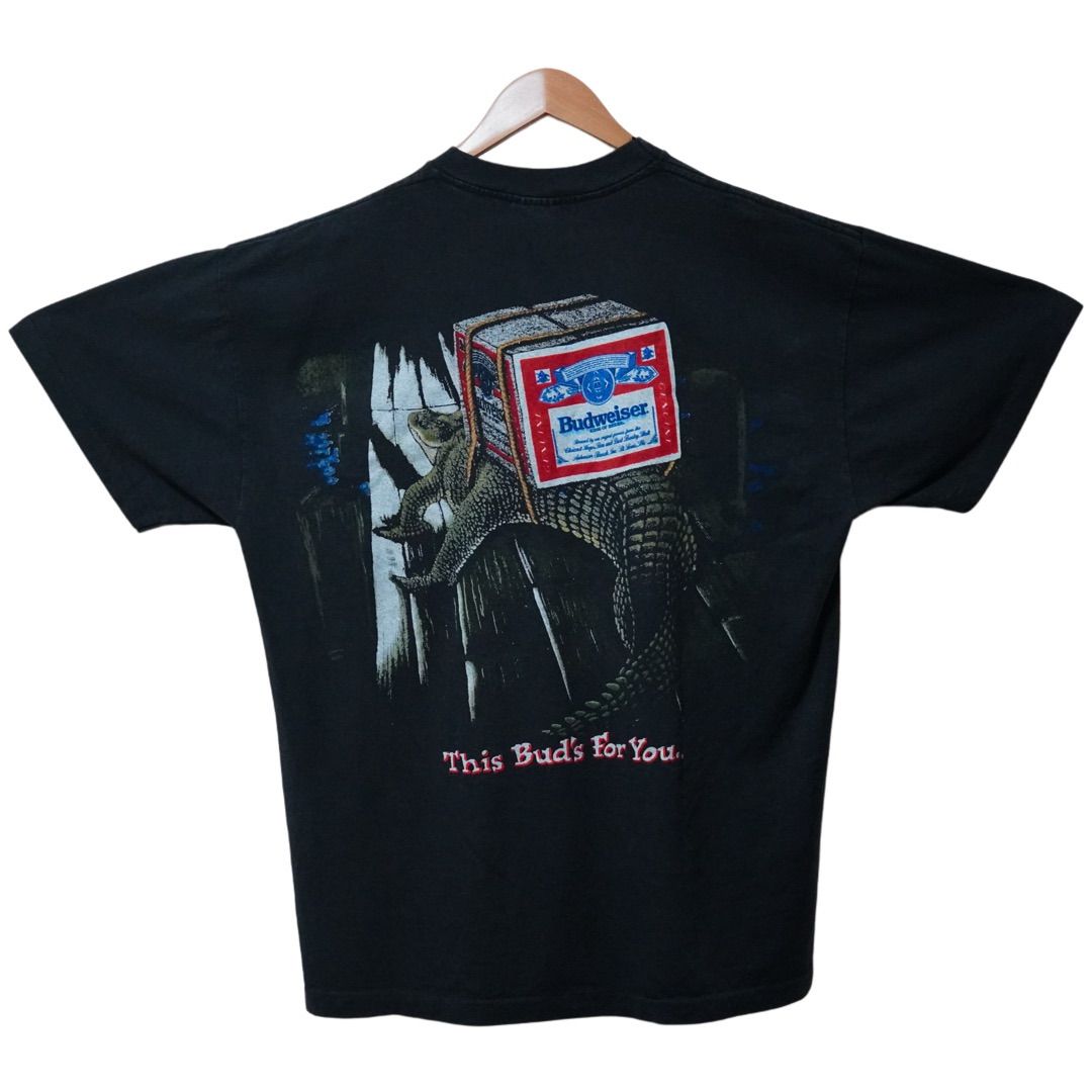 Hi-STANDARD ビッグシルエットTシャツ 1991年製 XXL バドワイザー Tシャツ XL ブラック 90s USA製 Changes
