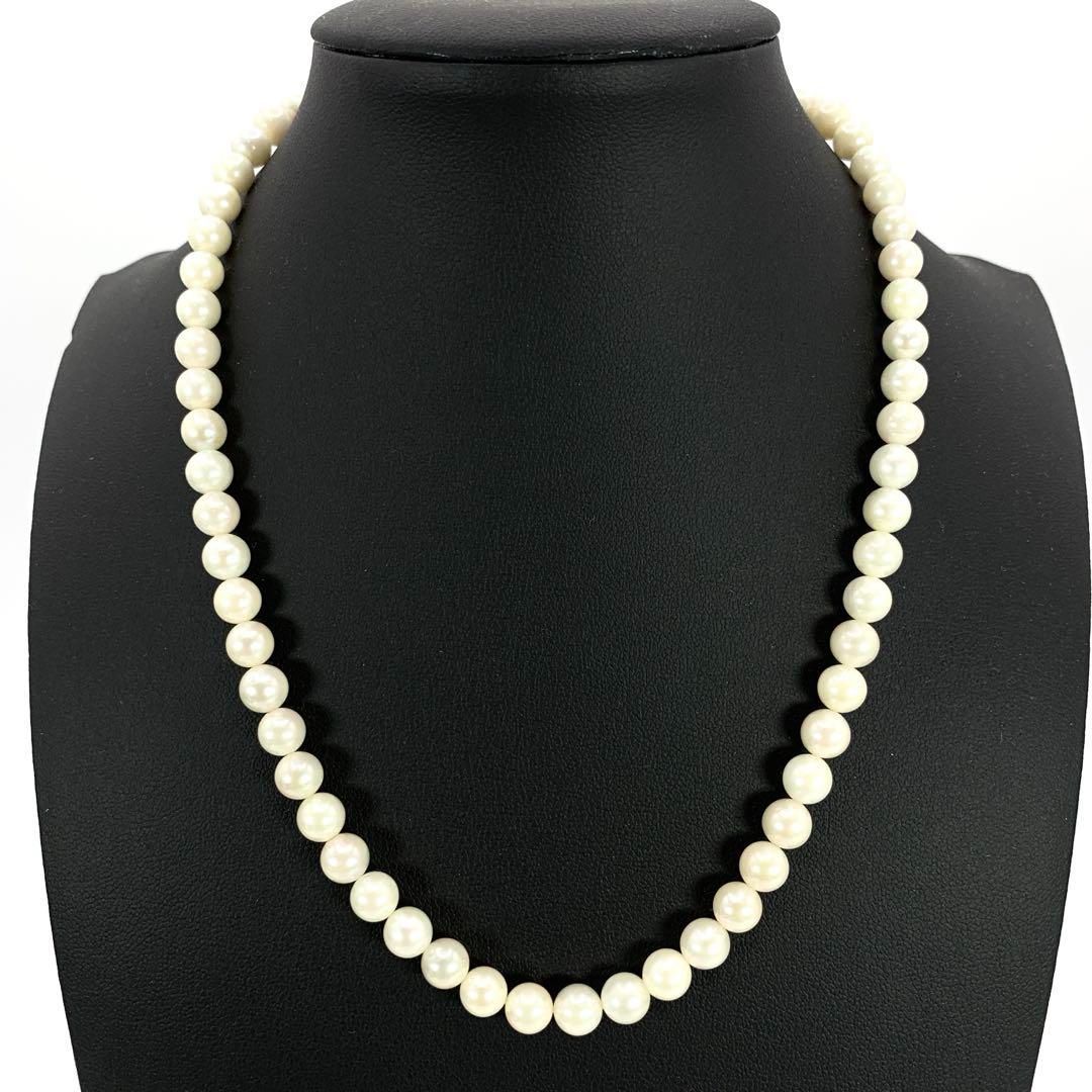 高島屋 本真珠 パール ネックレス SILVA留具 6.1mm - メルカリ