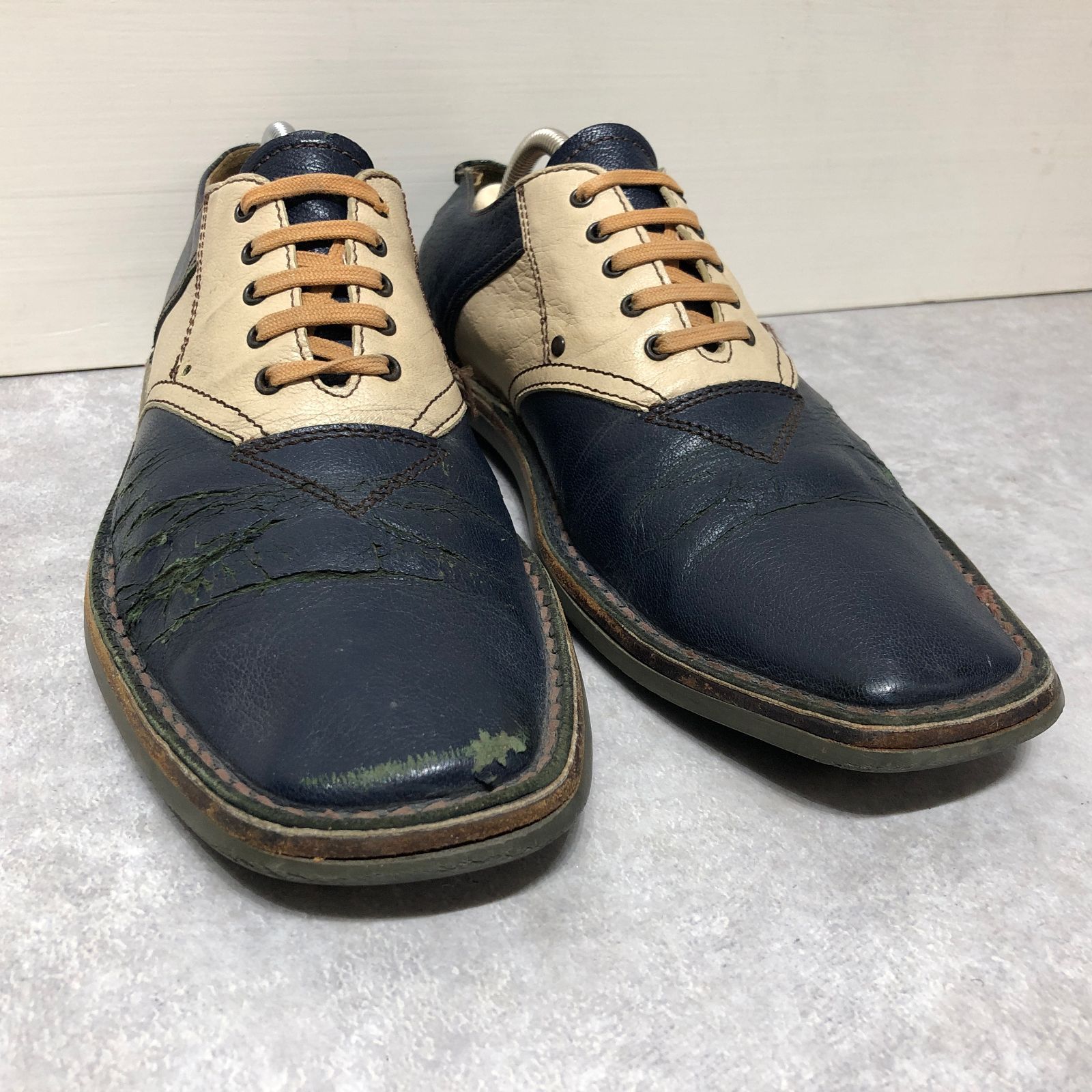 miu miu Archive vintage レザー サドルシューズ 革靴 ミュウミュウ 