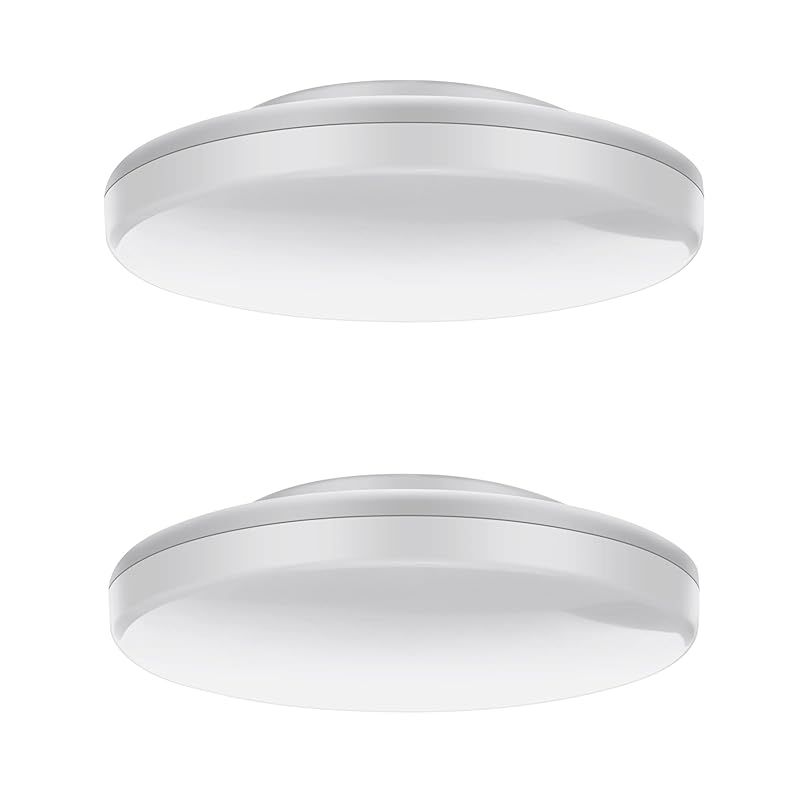 2個セット ミニLEDシーリングライト 小型LEDライト シーリングライト3畳 軽薄型 電球 60W形相当 照明器具 天井 2-6畳適用 10W 昼白色 1050lm 天井照明 玄関照明 廊下照明 和室 台所照明 洗面所照明 