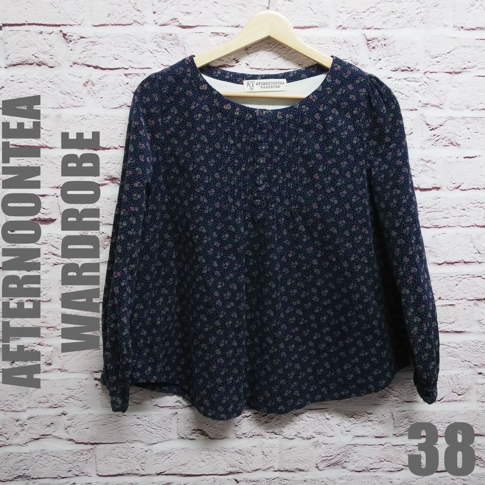 アフタヌーンティー AFTERNOONTEA WARDROBE 可愛いデニムコート &frasl;美品 アフタヌーンティー ワードローブ AfternoonTea