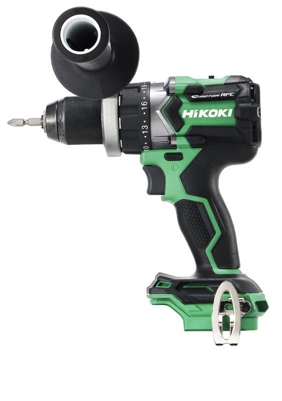HiKOKI ハイコーキ 18V 充電式 ドライバードリル ドリルドライバー DS18DC 最大トルク140N ｍ 木材最大102mm穴あけ 蓄電池 充電器 ケース別売 DS18DC NN
