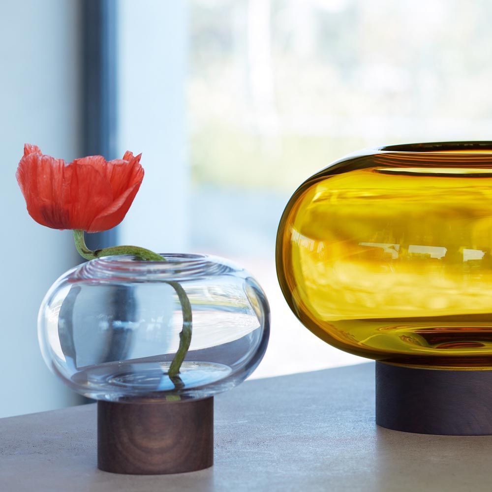 LSA OBLATE オブレート Vase G1718-13-301 クリア H13.5cm LOB08 エルエスエー フラワーベース 花器 花瓶 NEXPOTALLINN_EU