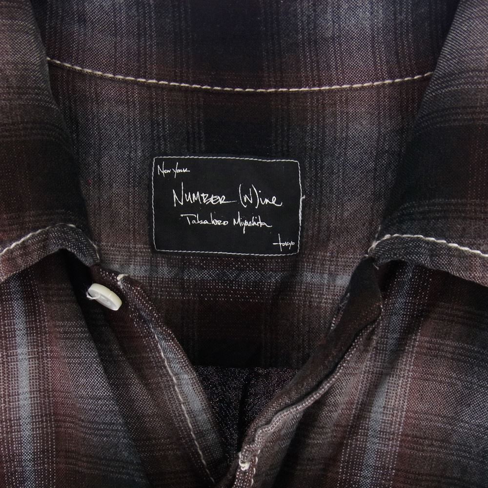 NUMBER(N)INE ナンバーナイン 08AW F08-NS007 ポートランド期 オンブレ