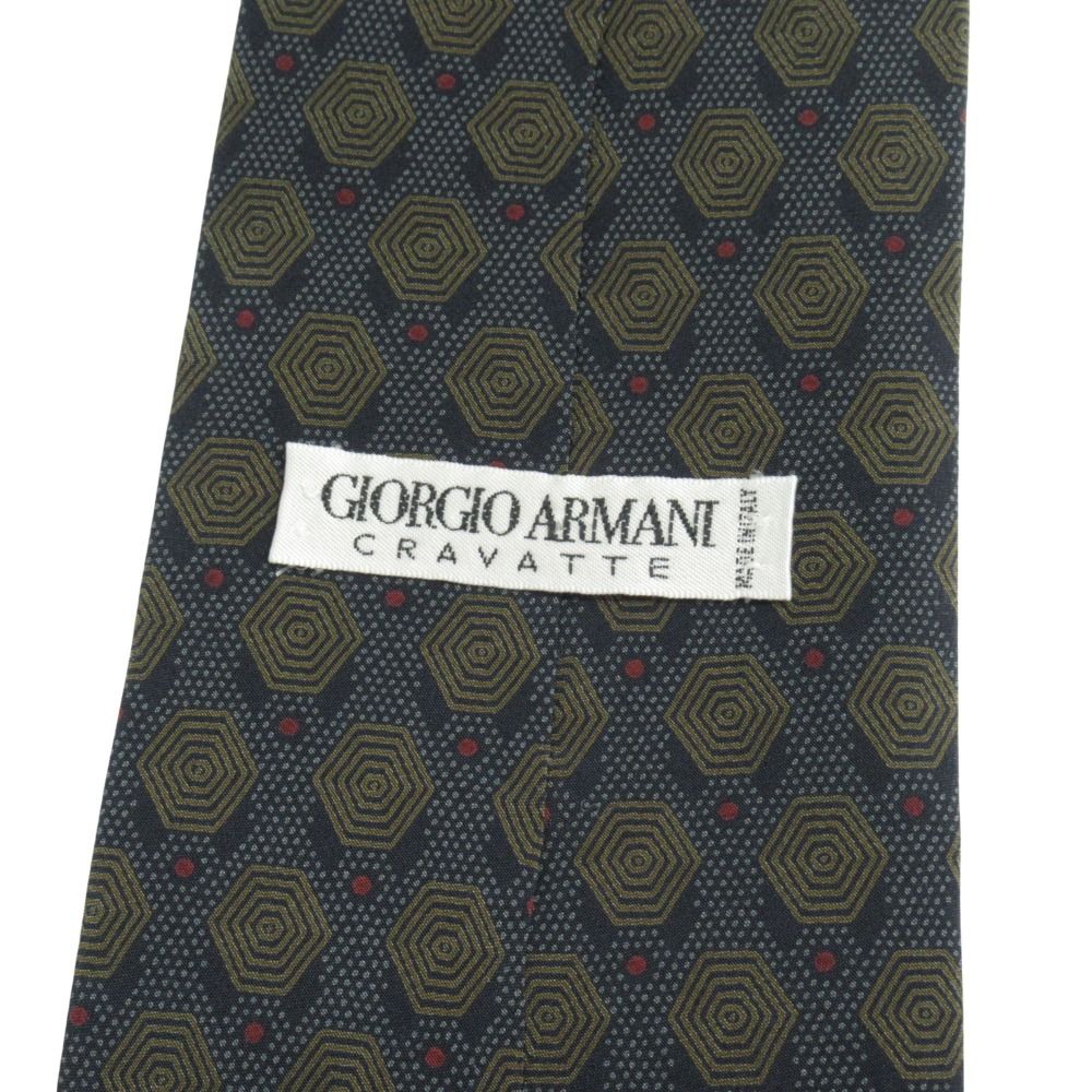 美品 GIORGIO ARMANI ジョルジオアルマーニ シルク 総柄