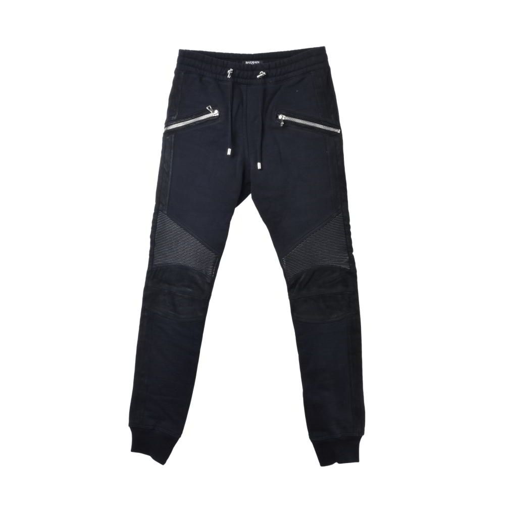 BALMAIN ジップ バイカー スウェットパンツ