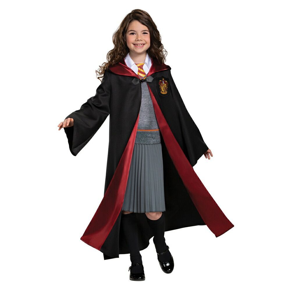 ハーマイオニー コスチューム M ハリーポッター グリフィンドール 子供女性用 deluxe コスプレ衣装