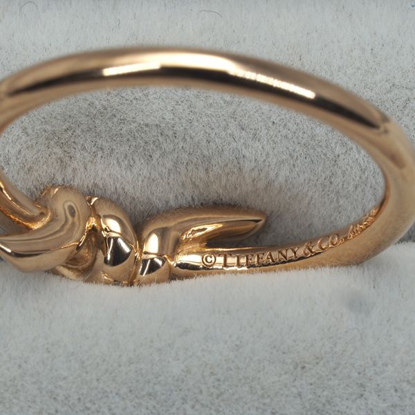 ティファニー リング ダイヤ ダイヤモンド ノット 12号 K18PG #163771  