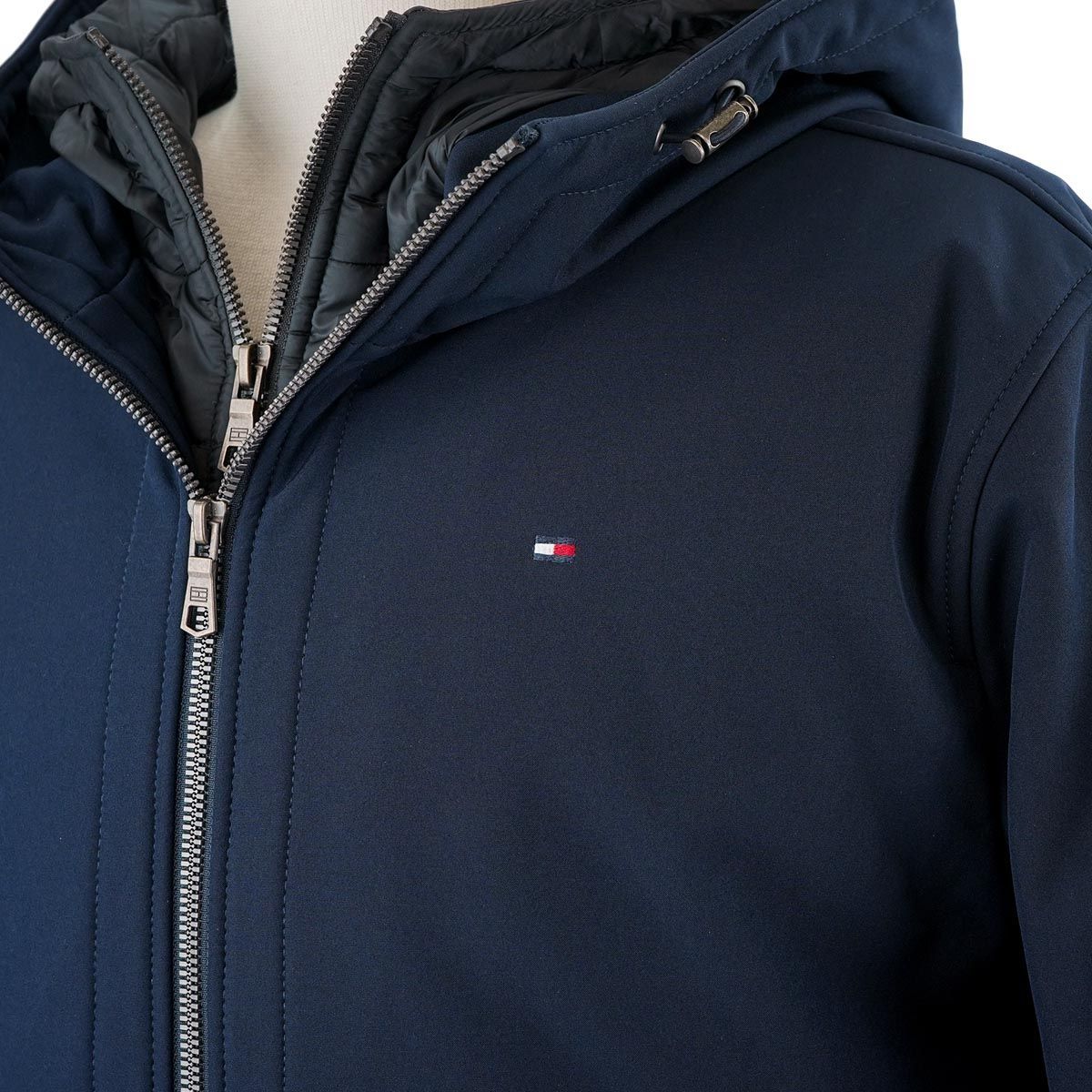 中綿ジャケット TOMMY HILFIGER 158AP223 ブラック S-