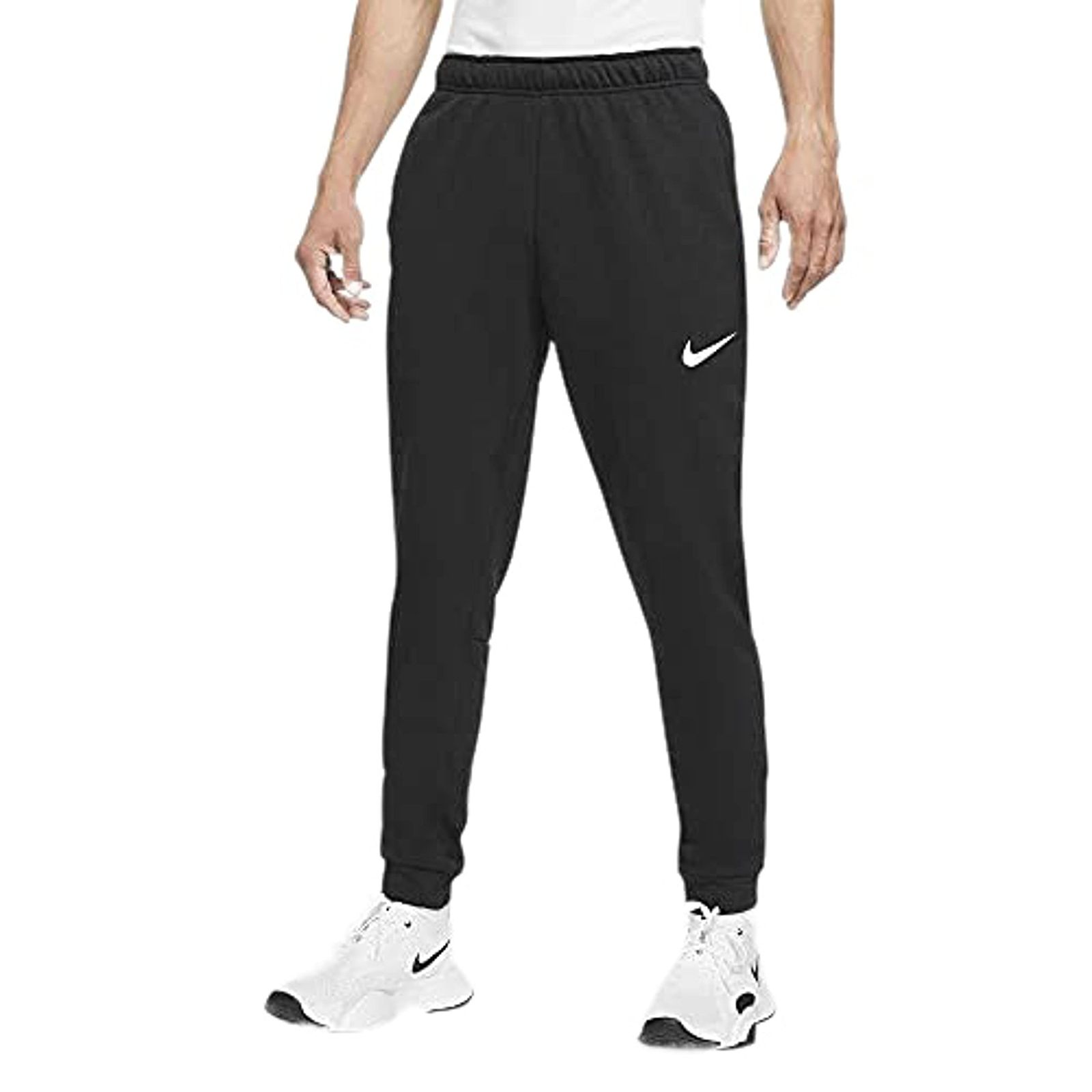 [ナイキ] DRIーFIT テーパード フリース パンツ CZ6380 ブラック/ホワイト L 
