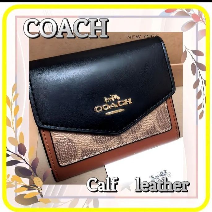 Sale 匿名配送 新品 ✳️ COACH コーチ べージュカラー  財布