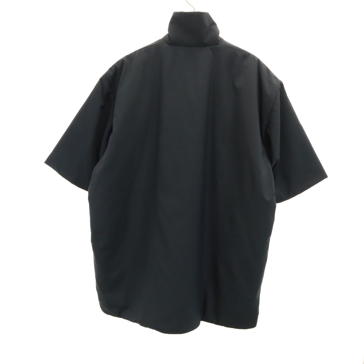 HOUDINI フーディ二 半袖 ハーフボタン プルオーバー ナイロンジャケット XL ネイビー メンズ 古着