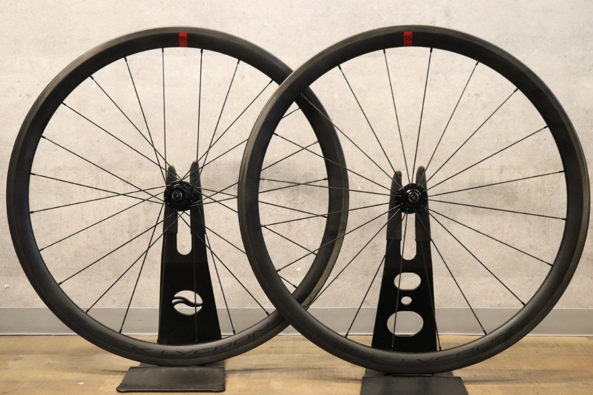 P-P COMPONENTS ブラックリカオン BLACK LYCAON.NEO カーボン チューブレスレディ ホイールセット 19C さいたま浦和店