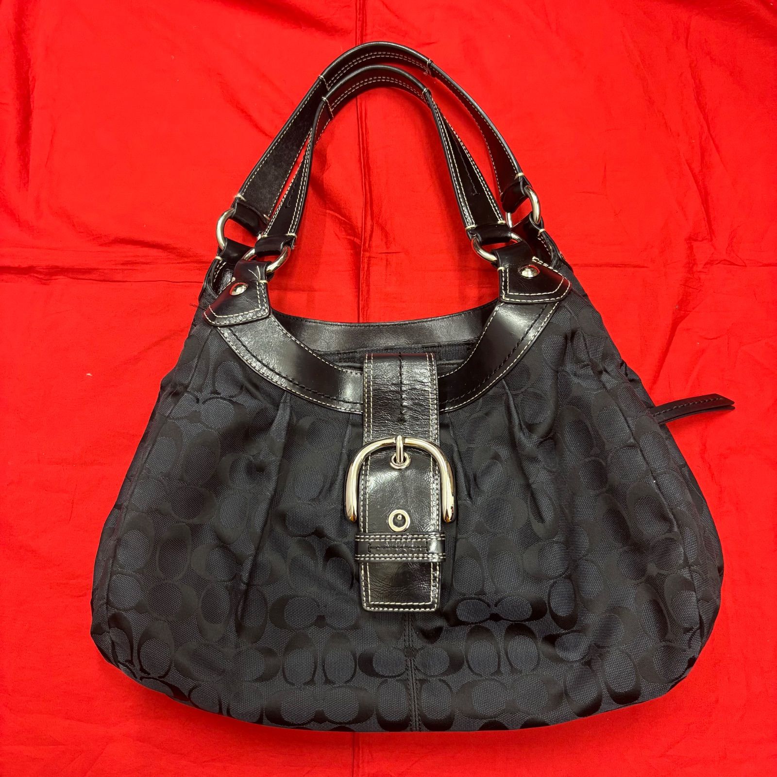 coach バッグ F15083 シグネチャー ショルダーバッグ ハンドバッグ 