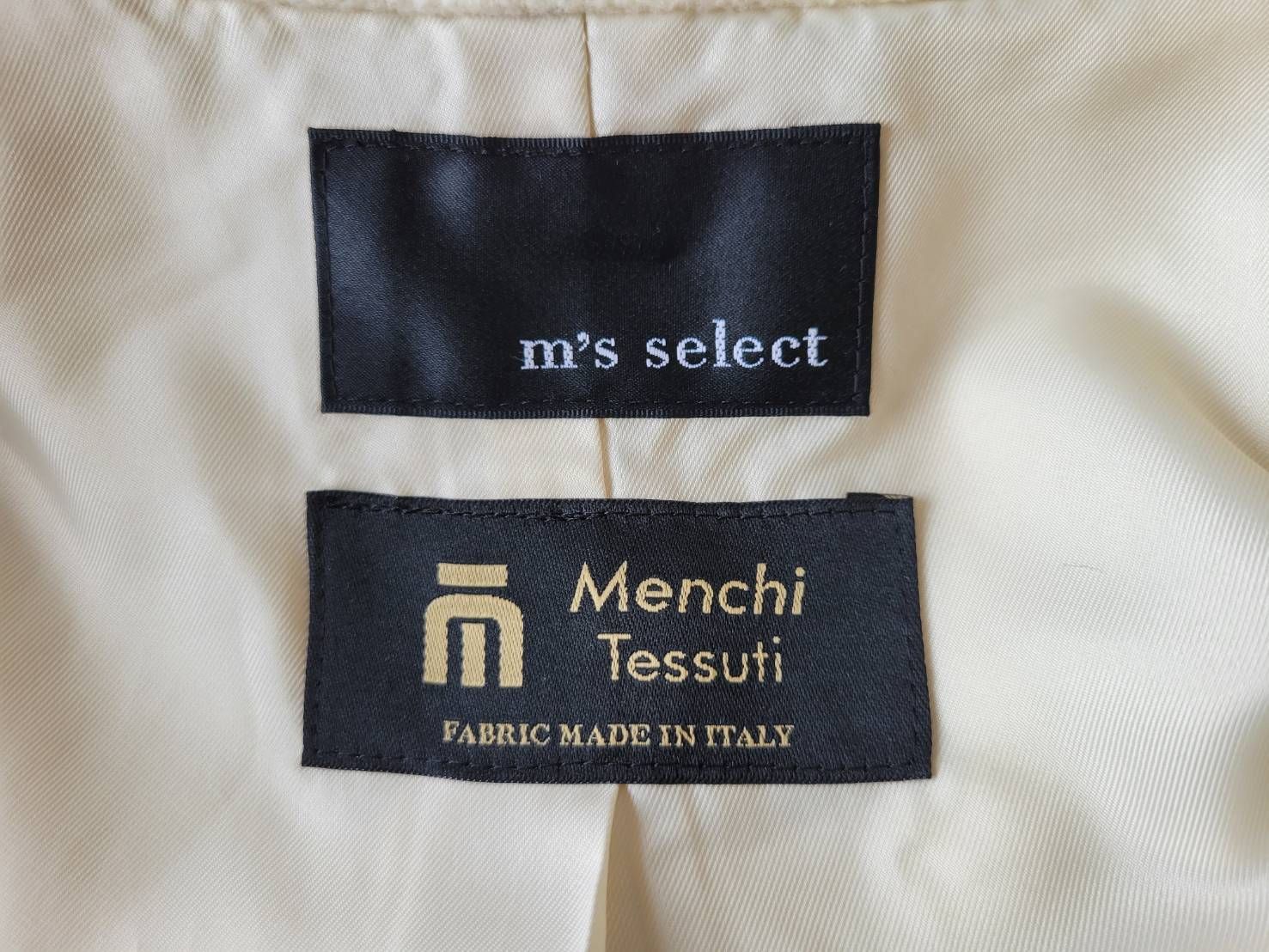 【m's select】 フード付きショートコート オーガニックコットンツイル ストレッチ フード付き ショート