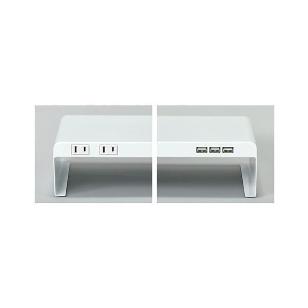 USBポート付机上ラック