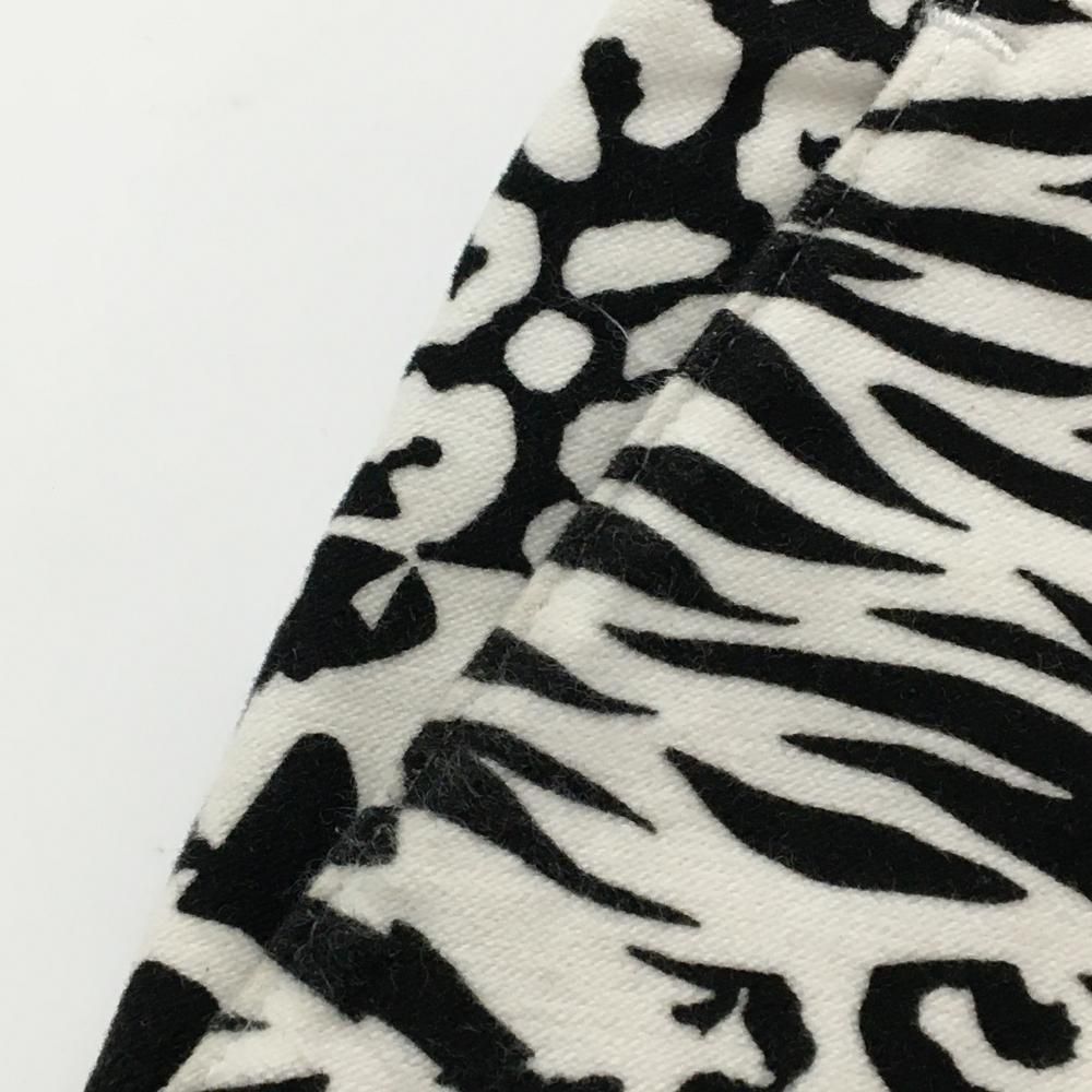 美品】マスターバニー スカート 白×黒 アニマル柄 レオパード ゼブラ