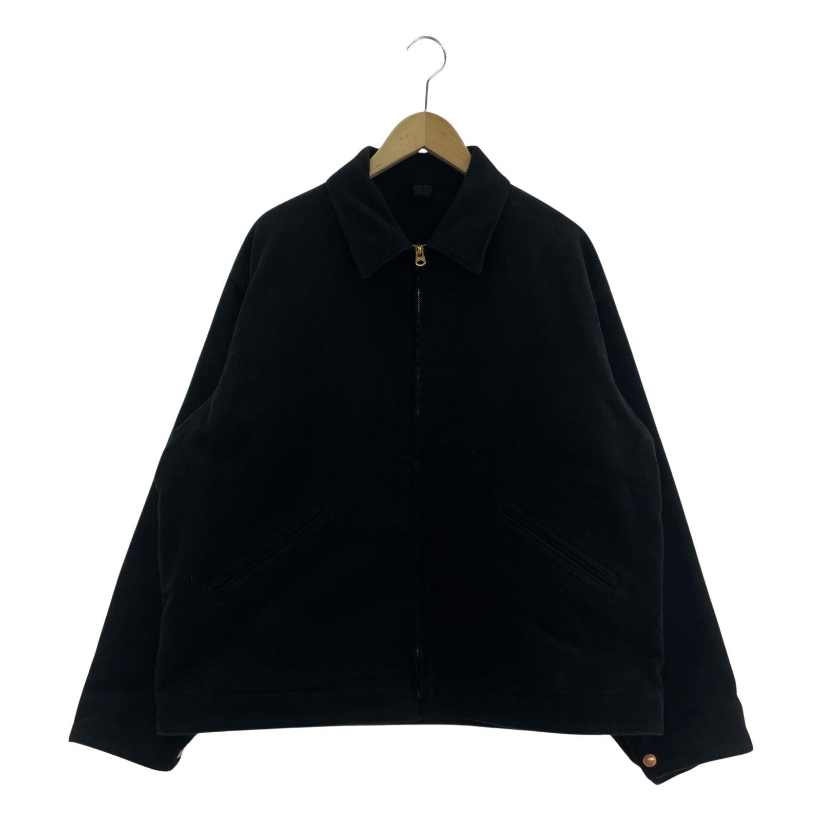 COMOLI 23AW モールスキンジップショートジャケット 2 ブラック - メルカリ