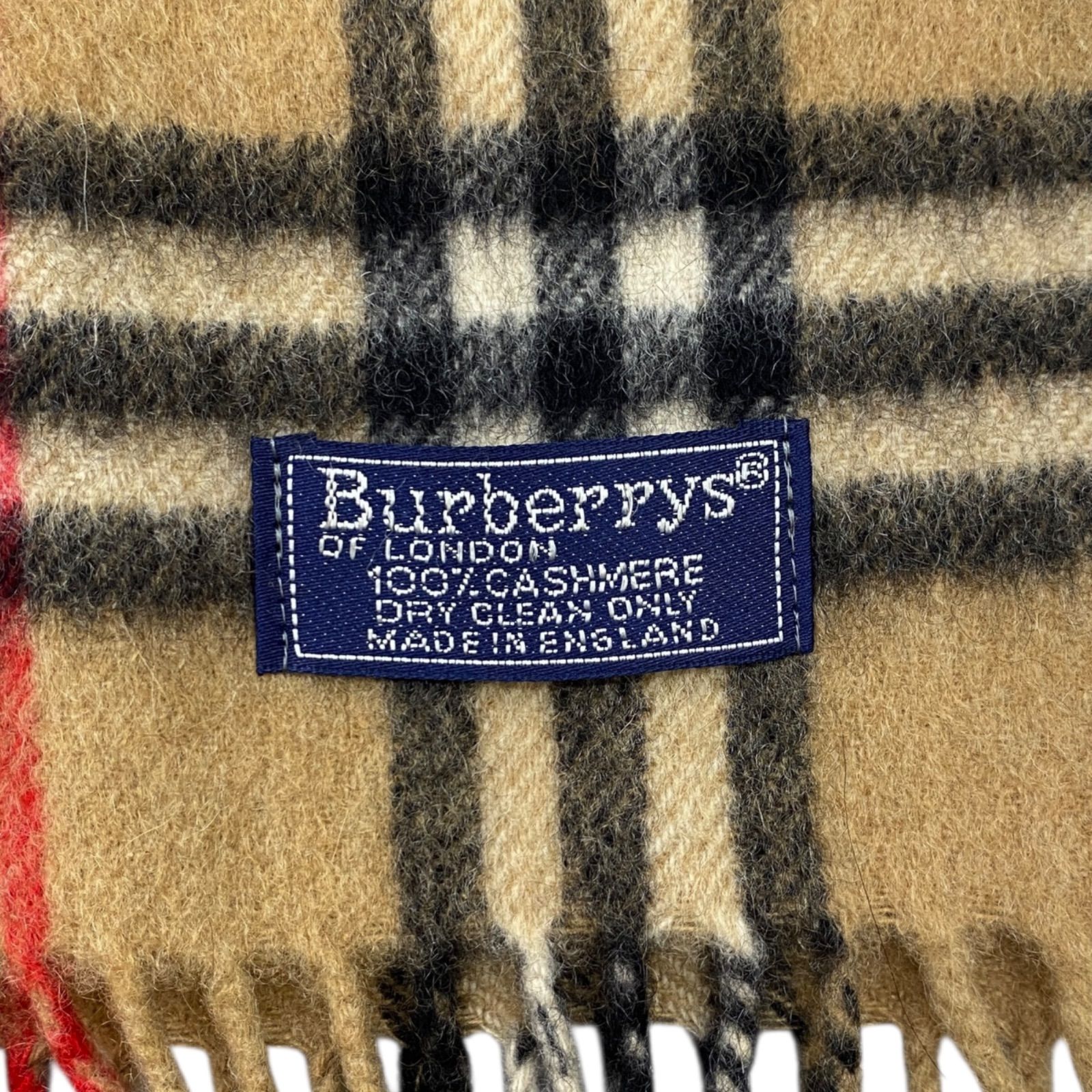 ☆EM0754 BURBERRYS ノバチェック カシミヤ マフラー - メルカリ