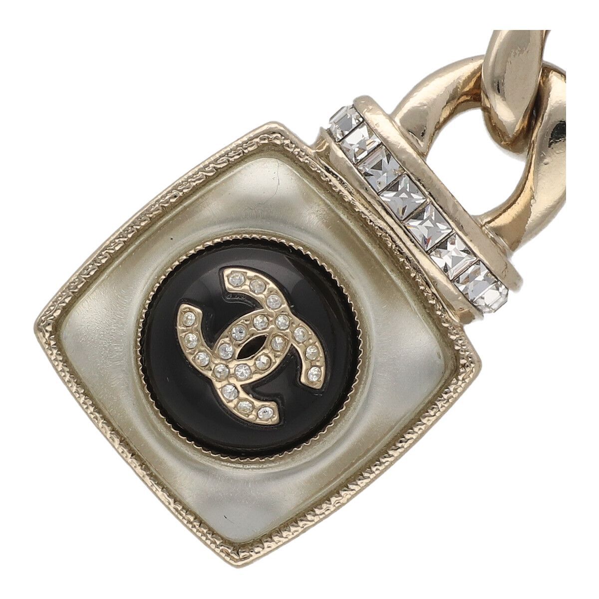 中古】 CHANEL シャネル リップスティック ココマーク チェーンネックレス ペンダント チョーカー コスメ ラインストーン A22C  アクセサリー ジュエリー メンズ レディース 24001476 AO - メルカリ