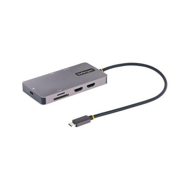 StarTech.com マルチポートアダプター USB Type-C接続 デュアルモニター 4K60Hz HDMI120B-USBC-MULTIPORT 1個