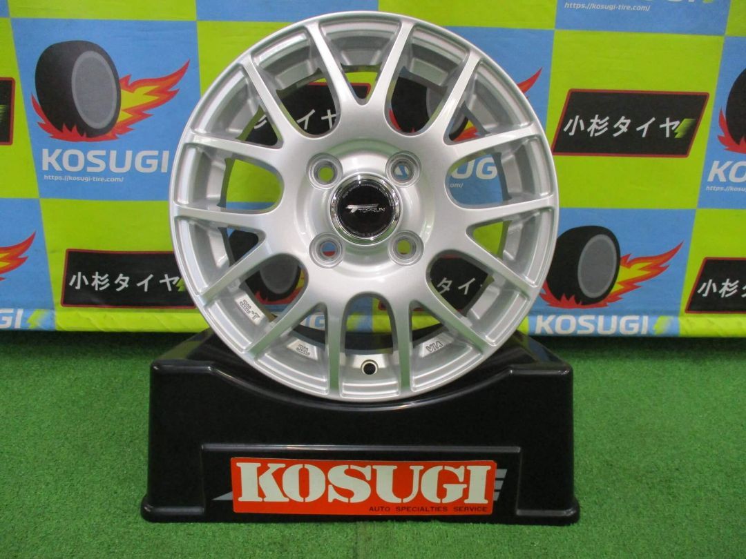 トップラン 4J-13 4H100 45 ワゴンR ミラ タントなど ホイール 4本 Y47 大和店
