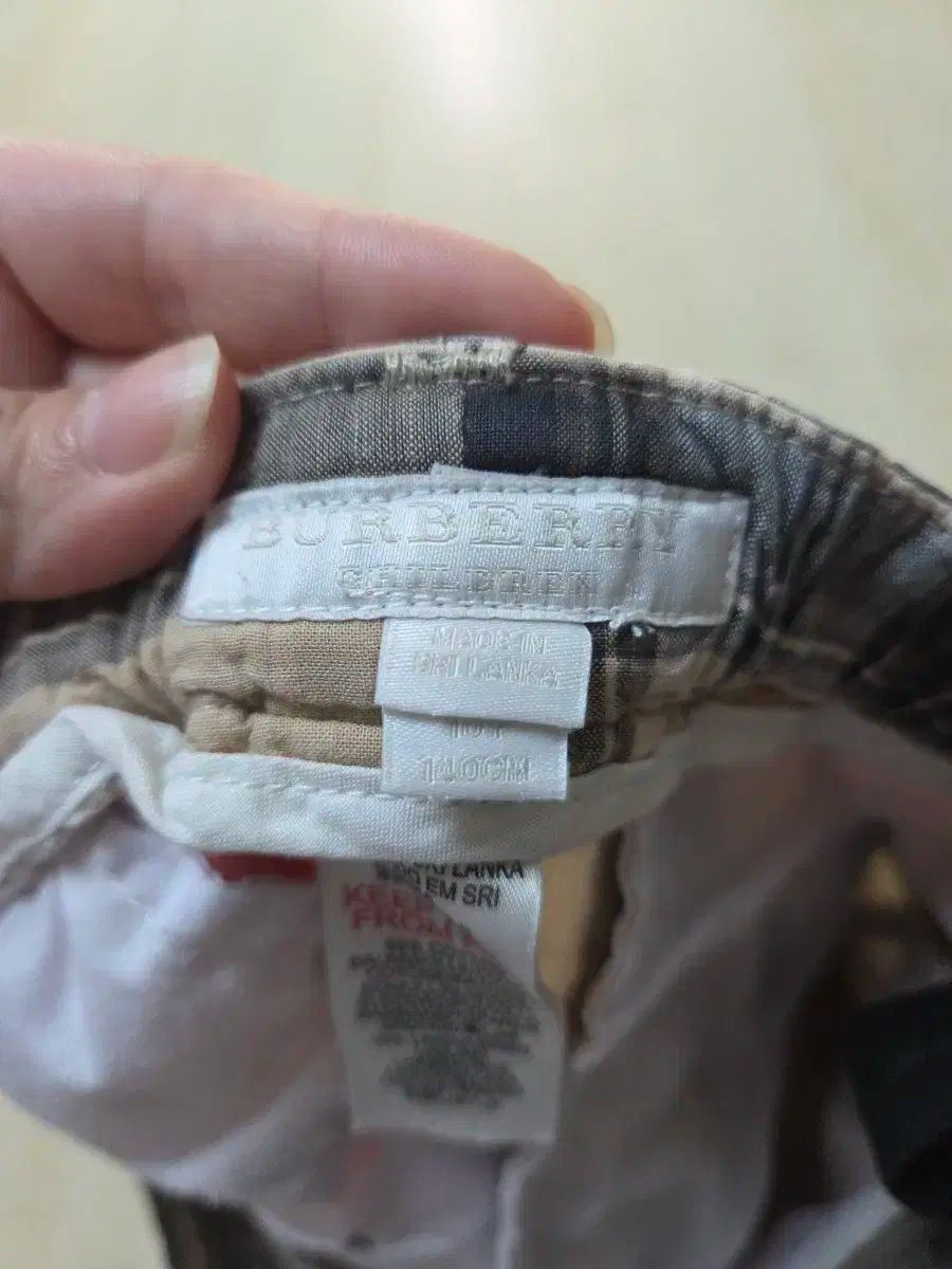 チェック 半ズボン